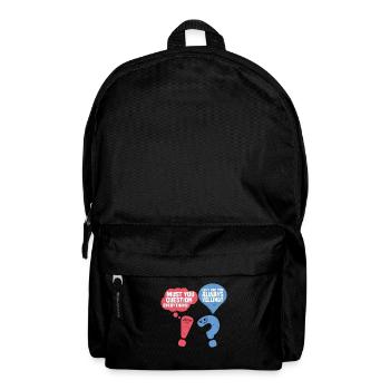 Grammaire anglaise drôle - Sac à dos - noir - Devant