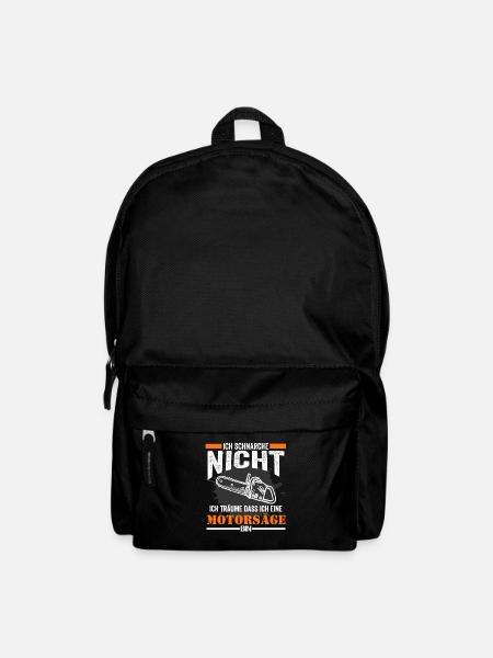 Ich schnarche nicht Ich träume Dass ich eine Motor - Rucksack - Schwarz