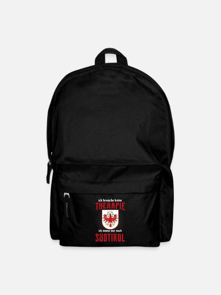 Ich brauche keine Therapie, Südtirol Therapie Südt - Rucksack - Schwarz