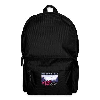 Wie Nennt Man Einen Französischen Anime-liebhaber? - Rucksack - Schwarz - Vorne