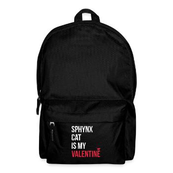 Sphynx-katze Ist Mein Valentinsgruß-entwurf Für - Rucksack - Schwarz - Vorne
