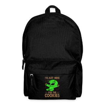 Je ne suis là que pour les biscuits pour les boulangers ou - Sac à dos - noir - Devant