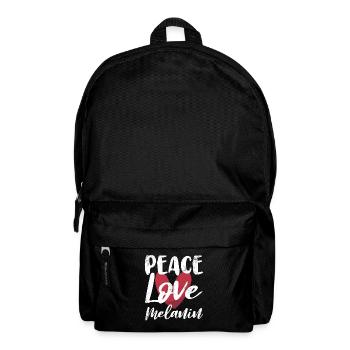 Friedensliebes-melanin Für Stolz-afroamerikaner - Rucksack - Schwarz - Vorne