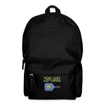 You just got served for Pickleball Player - Backpack - black - Front