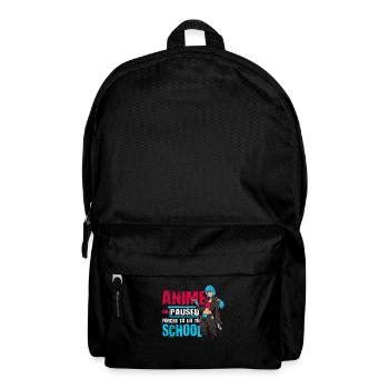 Anime Paused Forced, For Animation To School - Backpack - black - Front