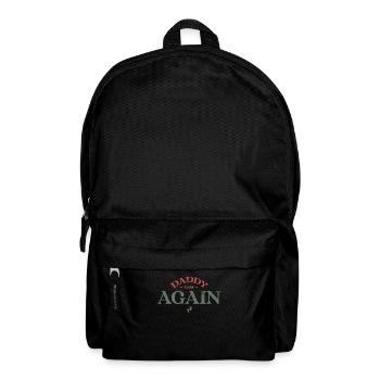 Daddy To Be Again Design For Gender Reveal - Backpack - black - Front