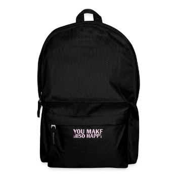 They Make Miso Happy Marriage Design For The - Backpack - black - Front