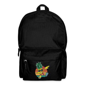 Dabbing Pineapple Sunglasses Design For The - Backpack - black - Front