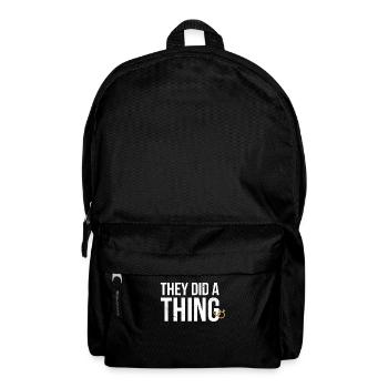 Ils ont un design de mariage pour la mariée et - Sac à dos - noir - Devant