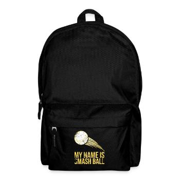 My name is Smash Ball Design for tennis fans - Backpack - black - Front