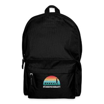 Führungskraft. Hühner - Rucksack - Schwarz - Vorne