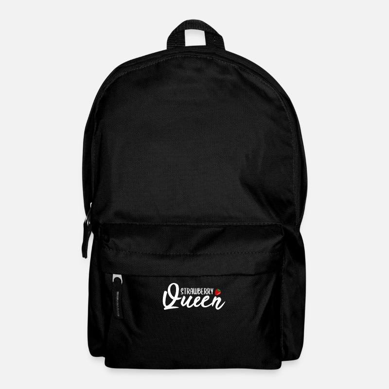 Strawberry Queen Erdbeere Frucht Geschenk Damen - Rucksack - Schwarz