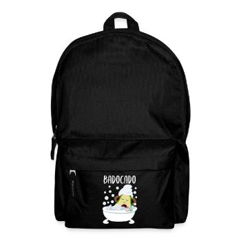 Avocado In Badewanne Lustiges Gemüse Obst Geschenk - Rucksack - Schwarz - Vorne