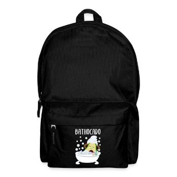 Avocado In Badewanne Lustiges Gemüse Obst Geschenk - Rucksack - Schwarz - Vorne