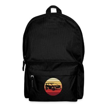 Rally Motorsport Racing Car Driver Retro Cadeau - Sac à dos - noir - Devant