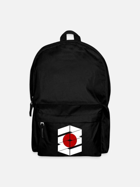 Japan Flagge Used Look Nihon Japanische Fahne - Rucksack - Schwarz