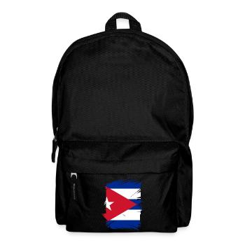 Kuba Flagge Karibik Urlaub Cuba Reise Havanna - Rucksack - Schwarz - Vorne