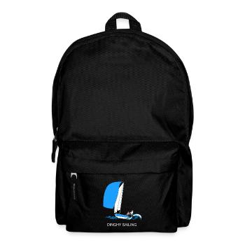 JOLLENSEGELN, ICH WÜRDE LIEBER SEGELN T-SHIRT - Rucksack - Schwarz - Vorne