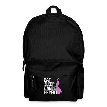 EAT SLEEP DANCE REPEAT Belly Dancer Gift - Backpack - black - Front