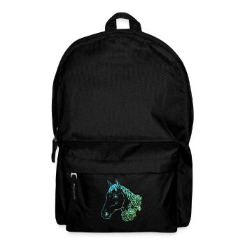 Majestic Horse - The Heart of a Rider - Backpack - black - Front