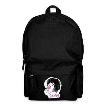 Sassy Chic with Afro Charm - Backpack - black - Front