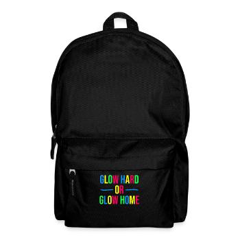 Briller fortement ou briller à la maison - Sac à dos - noir - Devant
