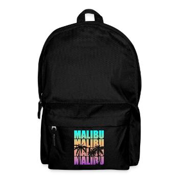 Malibu Summer Vibes Tropical Flair - Backpack - black - Front