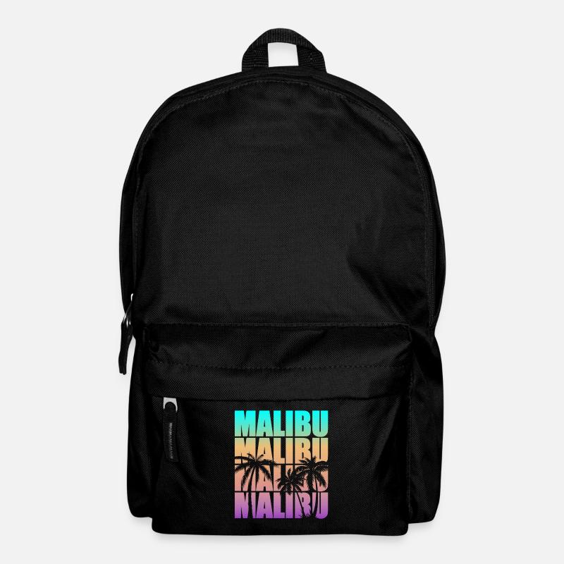 Malibu Summer Vibes Tropical Flair - Sac à dos - noir