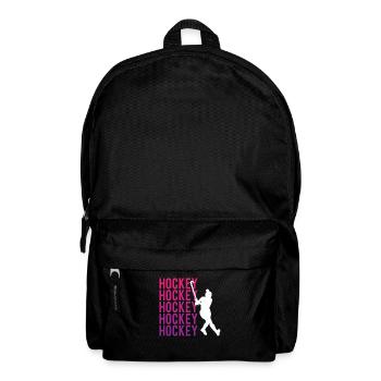 Eishockey Leidenschaft Kraft Teamgeist - Rucksack - Schwarz - Vorne