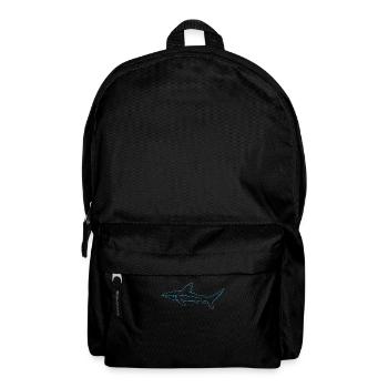 Mystical Shark Elegance of the Deep Sea - Backpack - black - Front