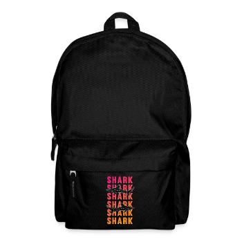 Proud Shark Sea Deep Explorer Gift - Backpack - black - Front