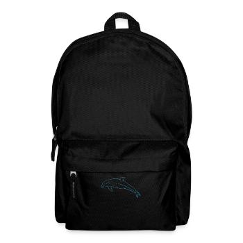 Ocean Freedom Dolphin Love Gift - Backpack - black - Front