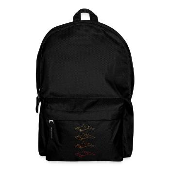 Cadeau de beauté de la mer de la famille d’orques - Sac à dos - noir - Devant