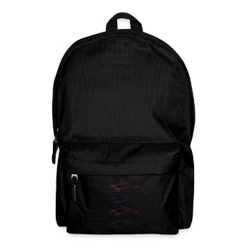 Cadeau de beauté de la mer de la famille d’orques - Sac à dos - noir - Devant