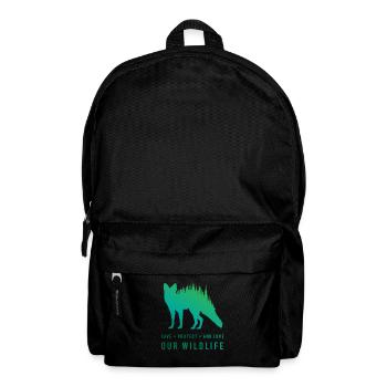 Preserve Foxes - Loves Our Wilderness - Backpack - black - Front