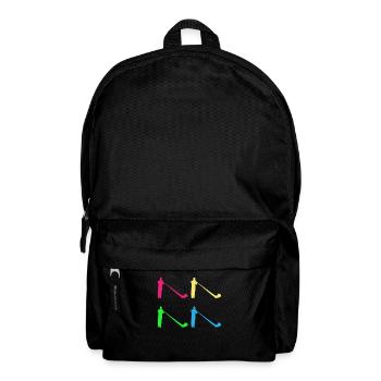 Cadeau coloré de cor des Alpes - variété sonore - Sac à dos - noir - Devant