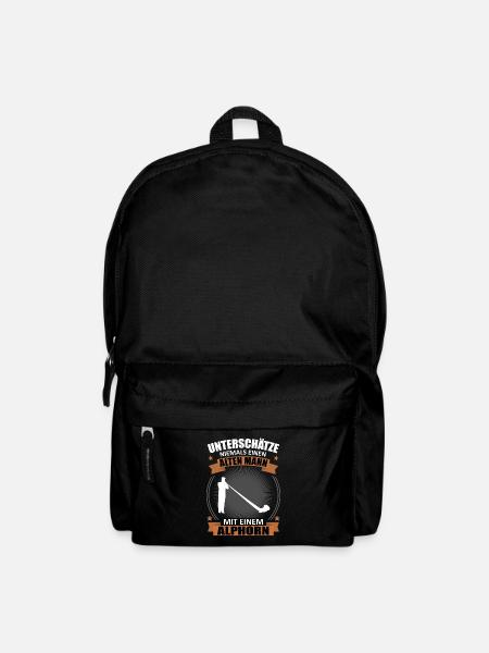 Alphorn Geschenk - Alter Mann, Weiser Klang - Rucksack - Schwarz