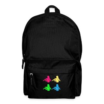 Colorful Violinists Ensemble Harmony - Backpack - black - Front