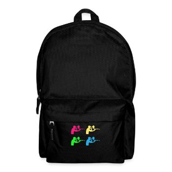 Colorful Trombonist Rhythm Art Gift - Backpack - black - Front
