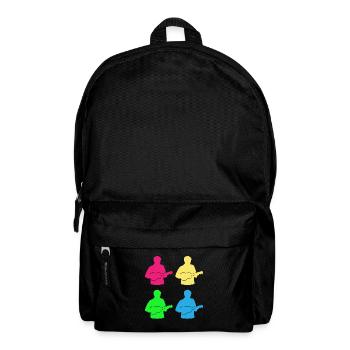 Ukulele Play of Colors Musician's Happiness Gift - Backpack - black - Front