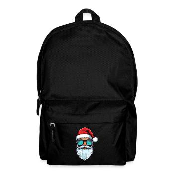 Santa Claus Cool Christmas - Backpack - black - Front