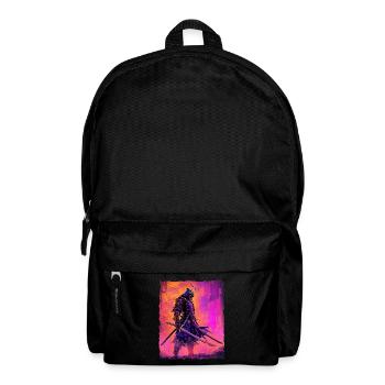 Samurai Warrior Honor and Strength Anime - Backpack - black - Front