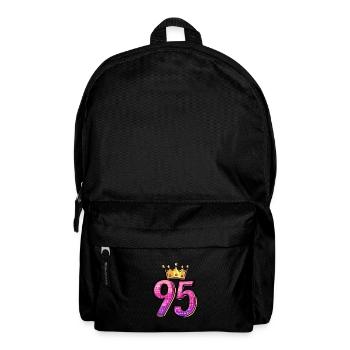 95 Numéro Jersey Couronne - Sac à dos - noir - Devant