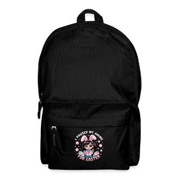 I paused my anime for Easter - Backpack - black - Front
