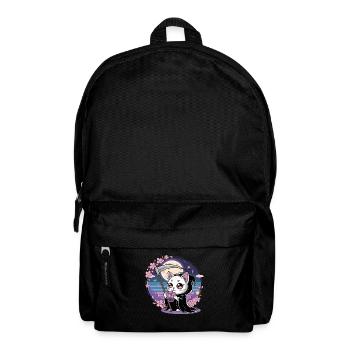 Sensenmann Anime Katze Kirschblüte - Rucksack - Schwarz - Vorne