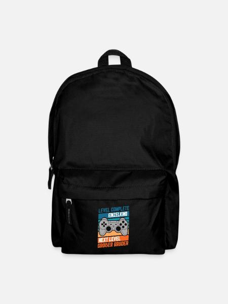 Level Complete Einzelkind Nextd Level Bruder Gamer - Rucksack - Schwarz