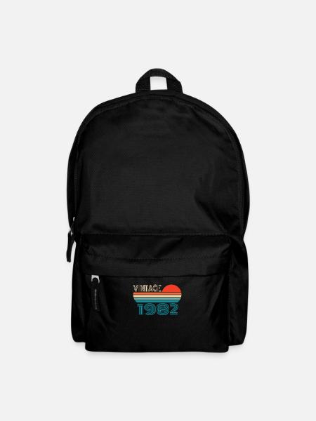 Vintage 1982 Geburtstag Retro Jahrgang Geschenk - Rucksack - Schwarz