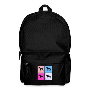 Rottweiler amoureux des chiens Retro vintage Idée cadeau - Sac à dos - noir - Devant