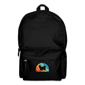Shih Tzu amoureux des chiens Retro vintage Idée cadeau - Sac à dos - noir - Devant