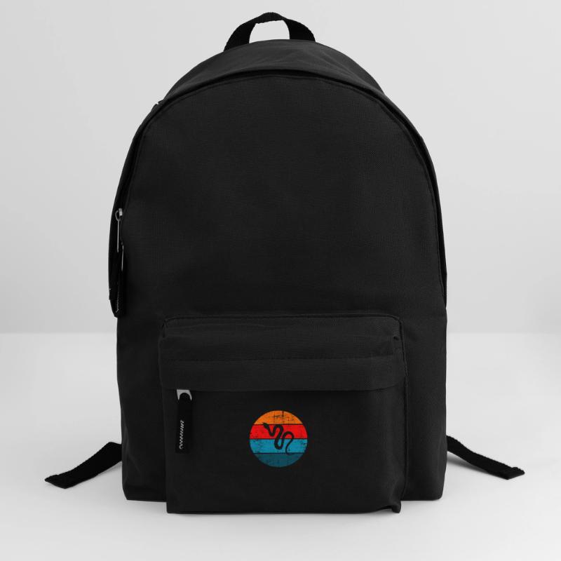 Snake Retro Reptile Python Idée cadeau Sac à dos